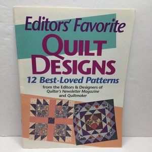 Vtg 1994 Quiltmaker Editor's Favorite Quilt Designs 12 Best-Loved Patterns Block